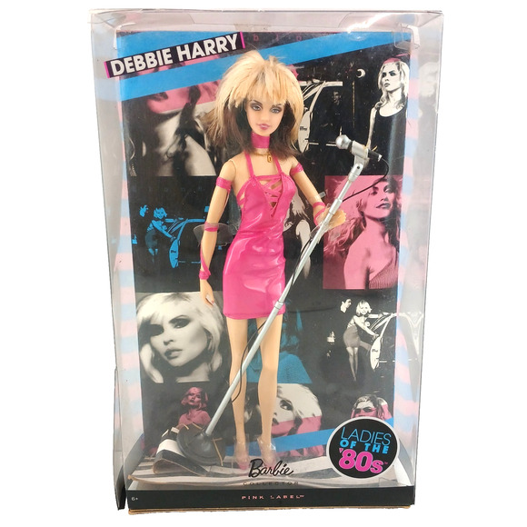 Barbie Debbie Harry Doll Blondie Ladies of the 80s Pink Label 2009 Collector NOB - Picture 1 of 16